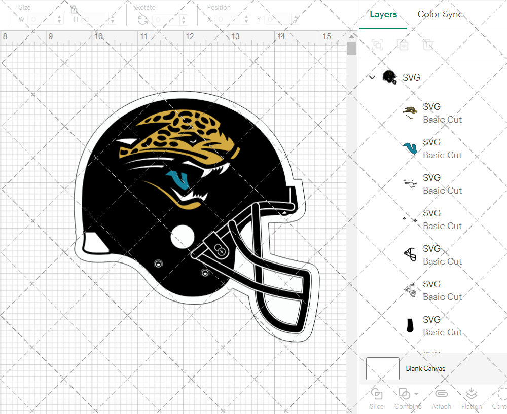 Jacksonville Jaguars Helmet 1995, Svg, Dxf, Eps, Png - SvgShopArt