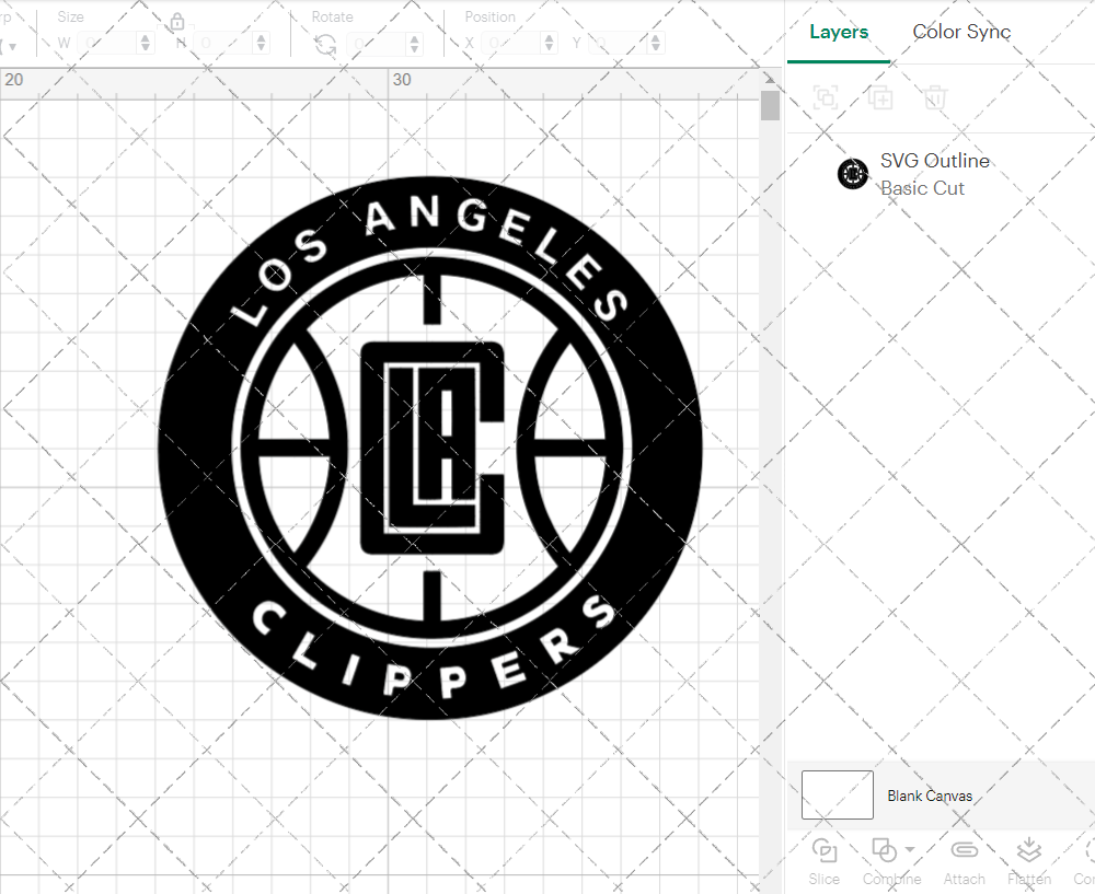 Los Angeles Clippers Circle 2018 003, Svg, Dxf, Eps, Png - SvgShopArt