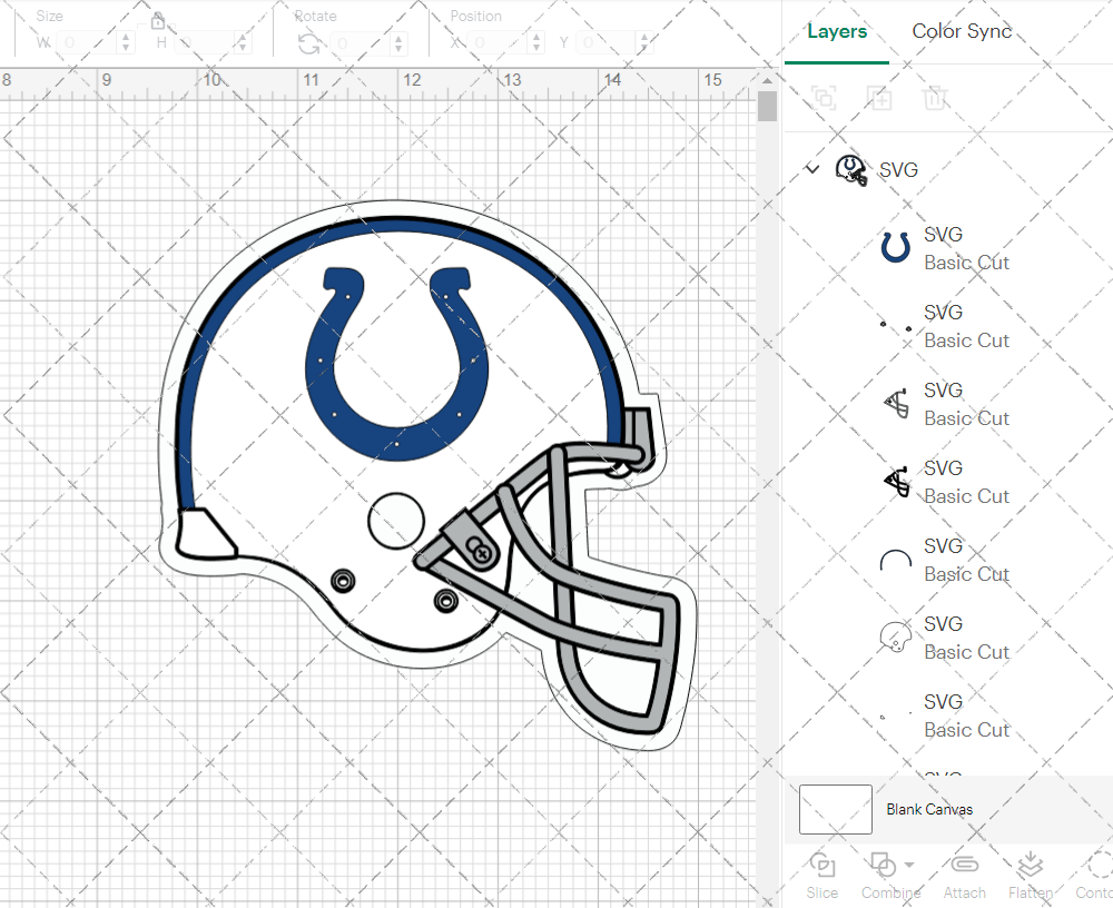 Indianapolis Colts Helmet 2008, Svg, Dxf, Eps, Png - SvgShopArt