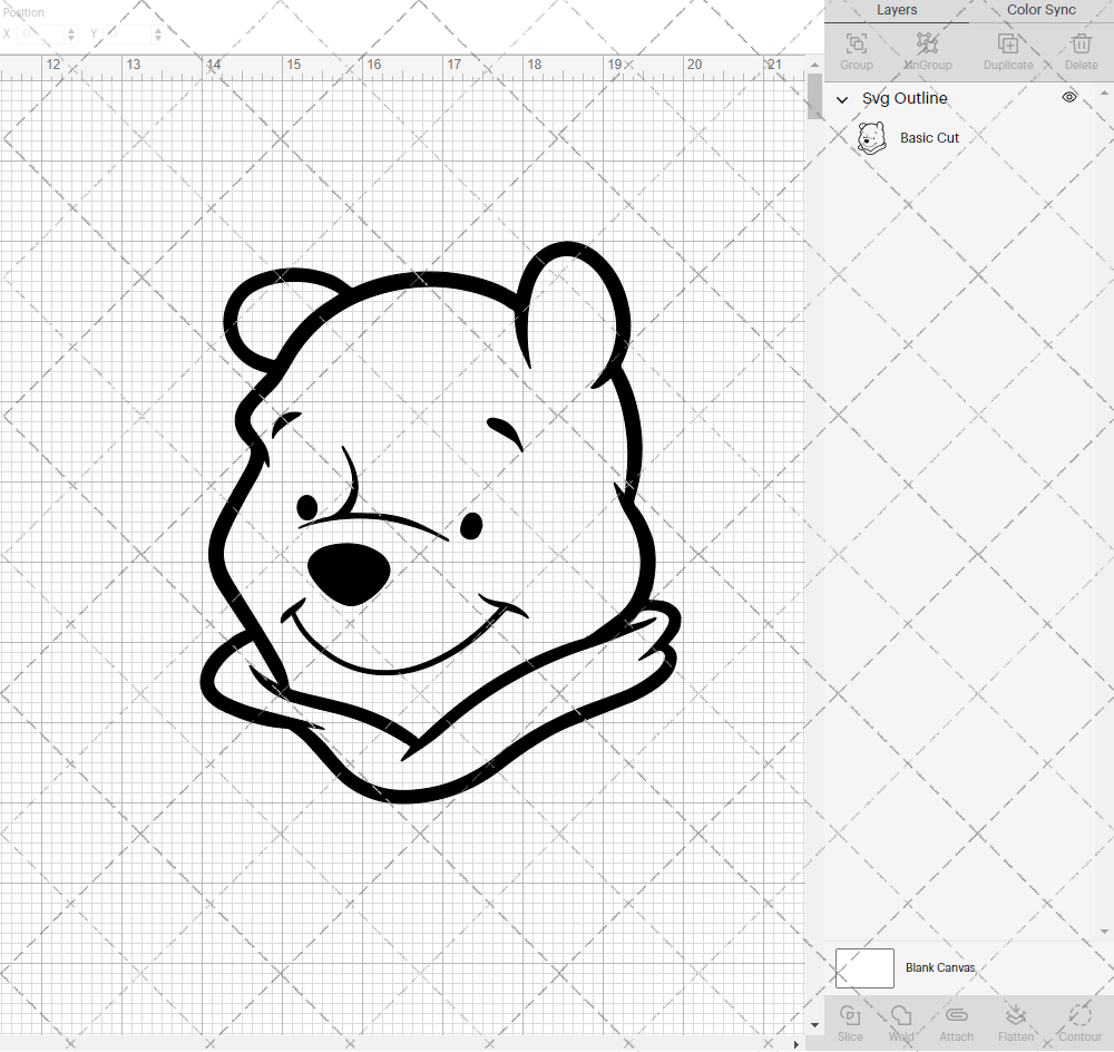 Winnie The Pooh 008, Svg, Dxf, Eps, Png - SvgShopArt