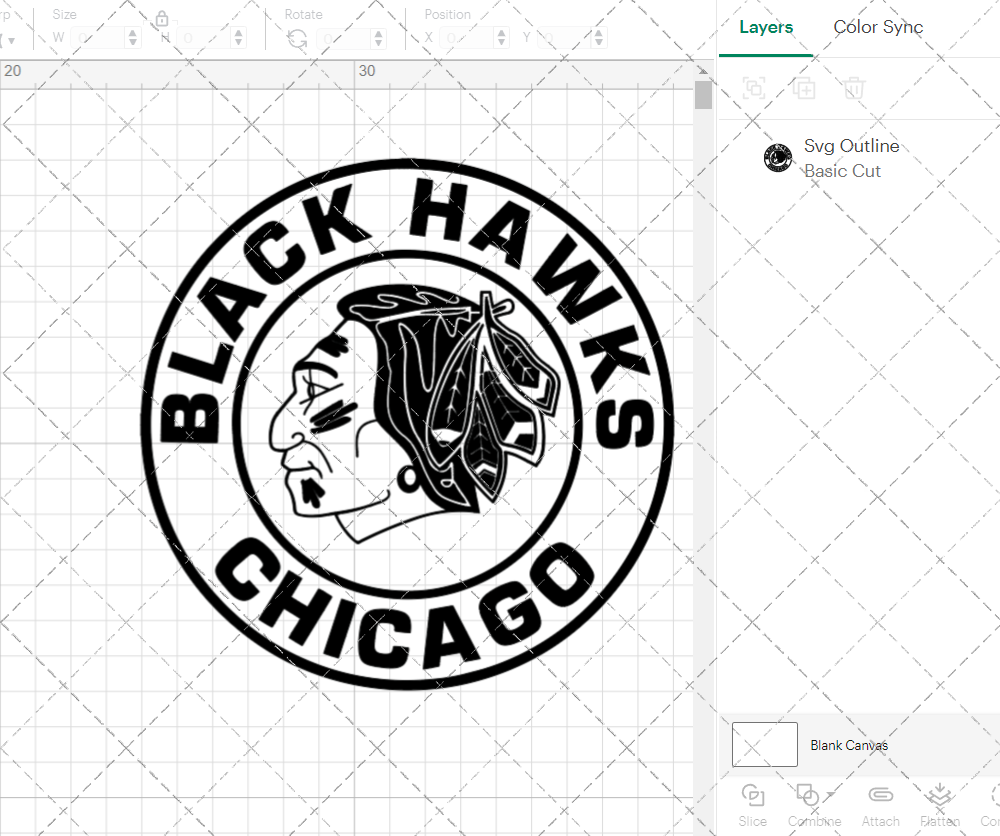 Chicago Blackhawks Alternate 1957 002, Svg, Dxf, Eps, Png - SvgShopArt