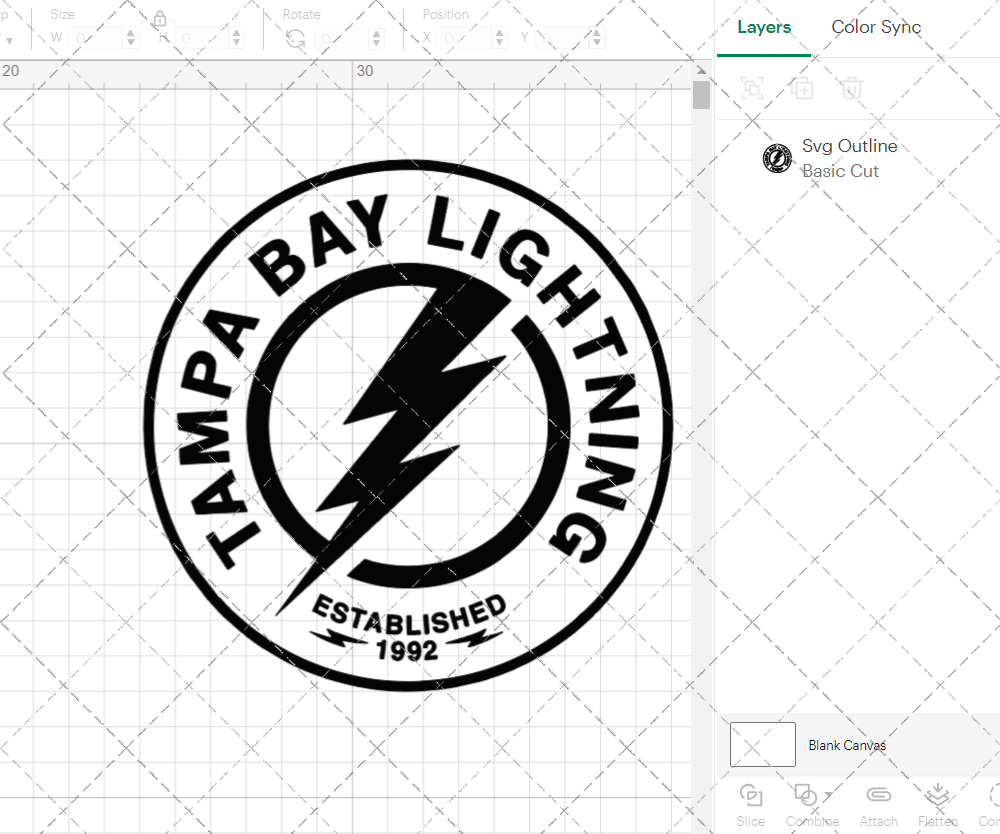 Tampa Bay Lightning Alternate 2018 002, Svg, Dxf, Eps, Png - SvgShopArt