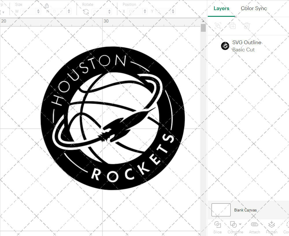 Houston Rockets Circle 2019 002, Svg, Dxf, Eps, Png - SvgShopArt