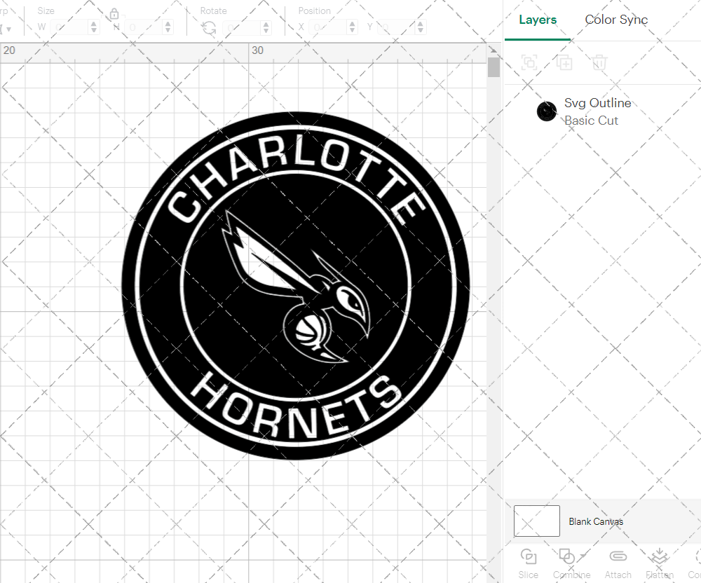Charlotte Hornets Circle 2014 002, Svg, Dxf, Eps, Png - SvgShopArt