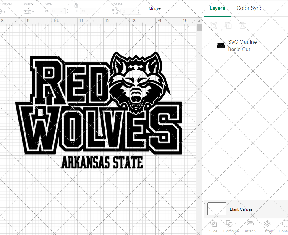 Arkansas State Red Wolves Alternate 2015 002, Svg, Dxf, Eps, Png - SvgShopArt