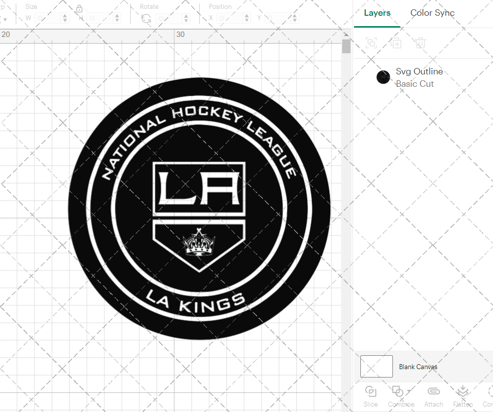 Los Angeles Kings Circle 2019 002, Svg, Dxf, Eps, Png - SvgShopArt