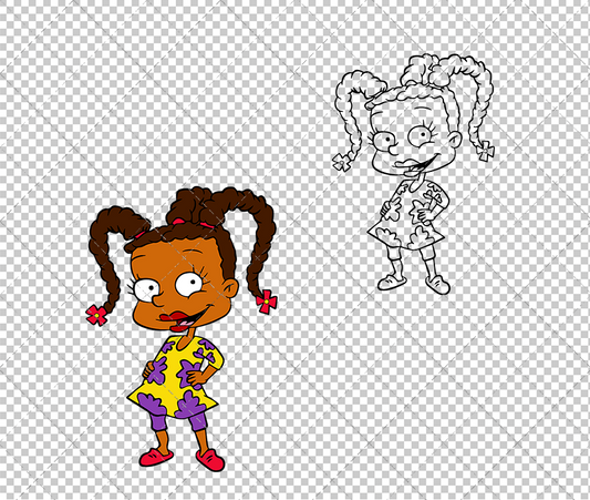 Susie Carmichael - Rugrats, Svg, Dxf, Eps, Png - SvgShopArt