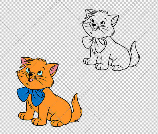 Toulouse - The Aristocats, Svg, Dxf, Eps, Png - SvgShopArt