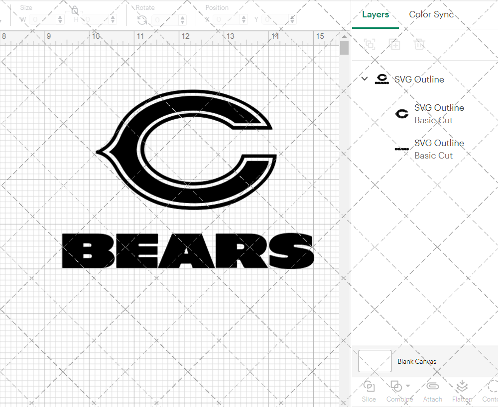 Chicago Bears Alternate 2000 003, Svg, Dxf, Eps, Png - SvgShopArt