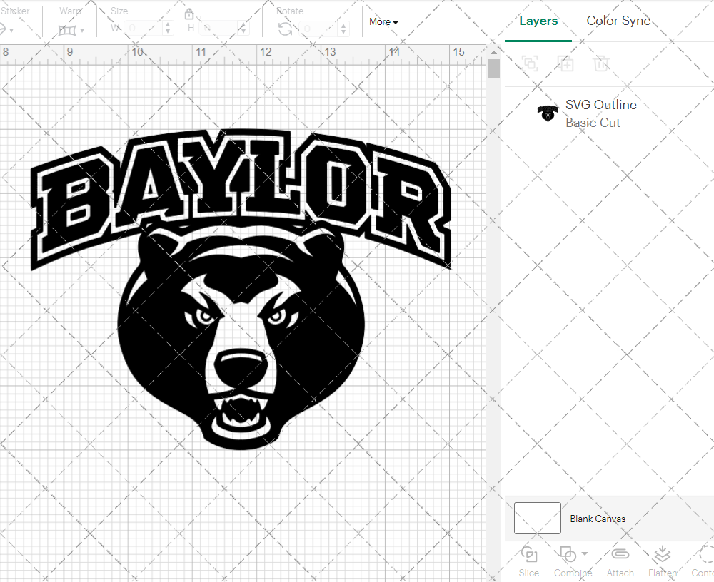 Baylor Bears Alternate 2005 006, Svg, Dxf, Eps, Png - SvgShopArt