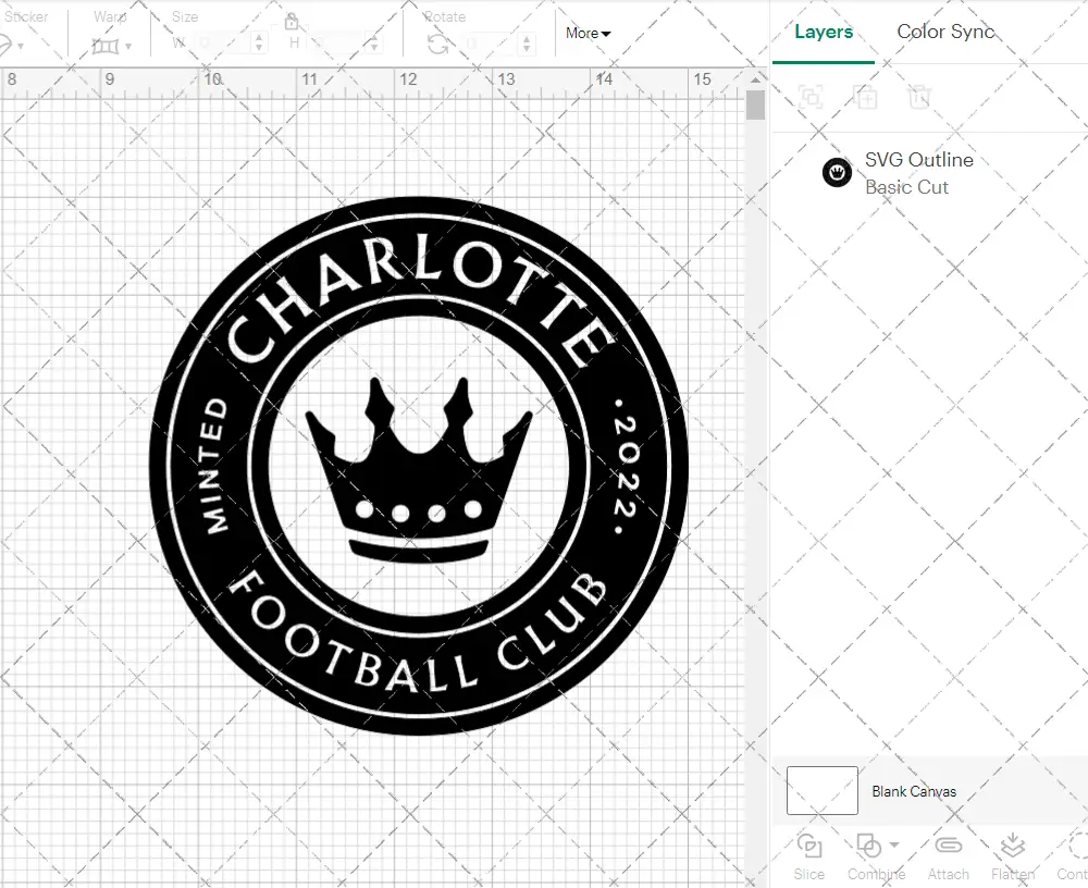 Charlotte FC 2022, Svg, Dxf, Eps, Png - SvgShopArt