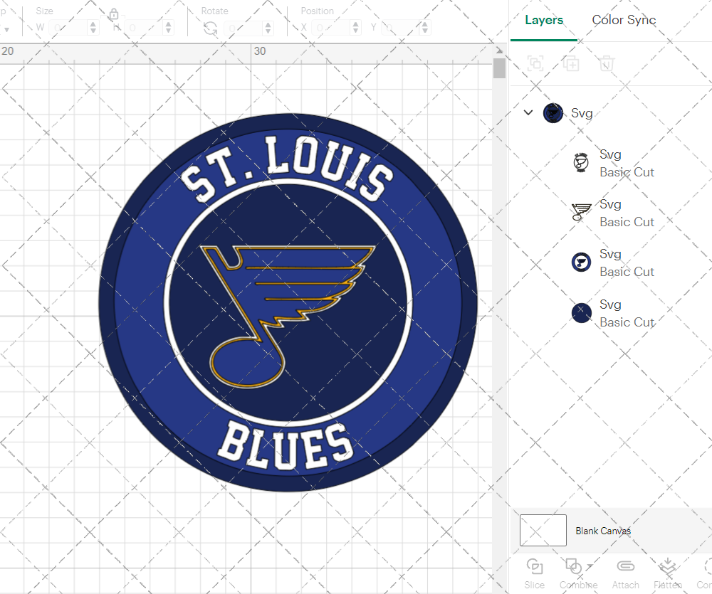 St. Louis Blues Circle 2008, Svg, Dxf, Eps, Png - SvgShopArt