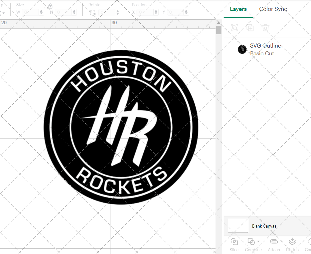 Houston Rockets Circle 2014, Svg, Dxf, Eps, Png - SvgShopArt