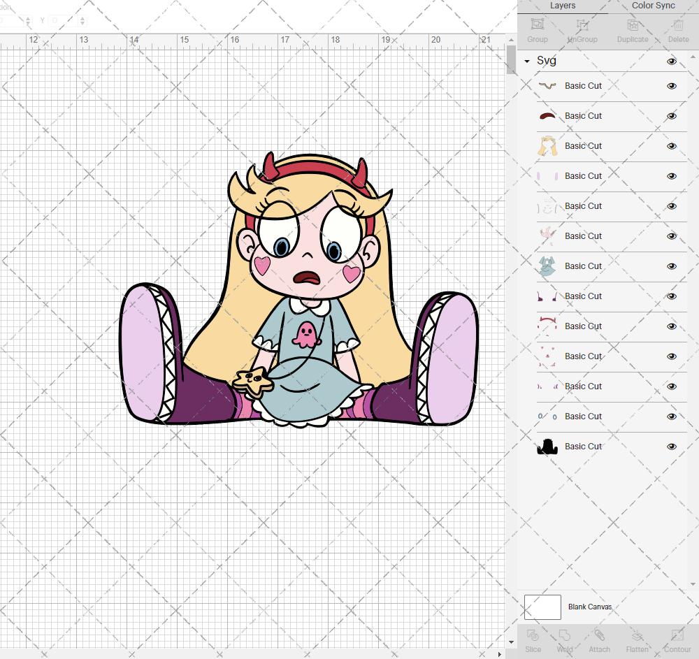 Star Butterfly - Star vs. the Forces of Evil, Svg, Dxf, Eps, Png - SvgShopArt