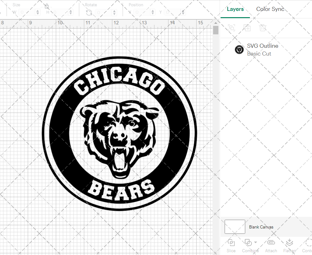 Chicago Bears Circle 2012 002, Svg, Dxf, Eps, Png - SvgShopArt