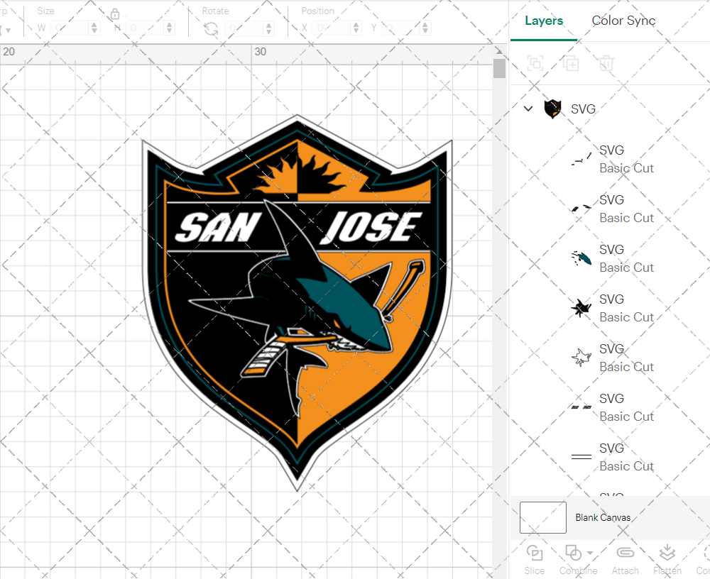 San Jose Sharks Alternate 2007 003, Svg, Dxf, Eps, Png - SvgShopArt