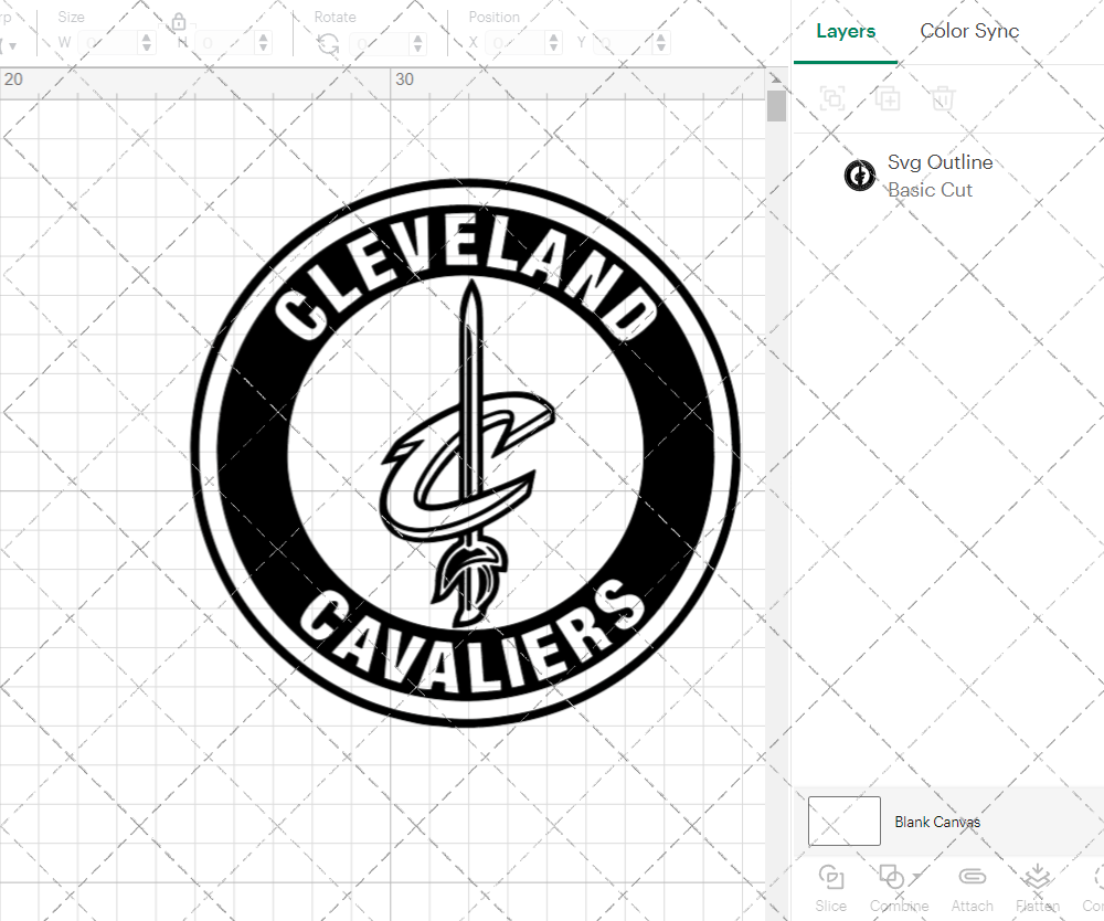Cleveland Cavaliers Circle 2017 002, Svg, Dxf, Eps, Png - SvgShopArt