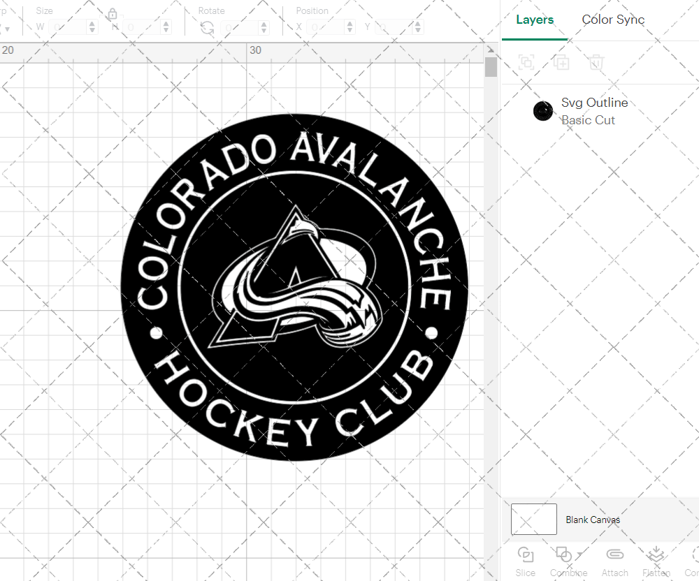 Colorado Avalanche Circle 1999 003, Svg, Dxf, Eps, Png - SvgShopArt