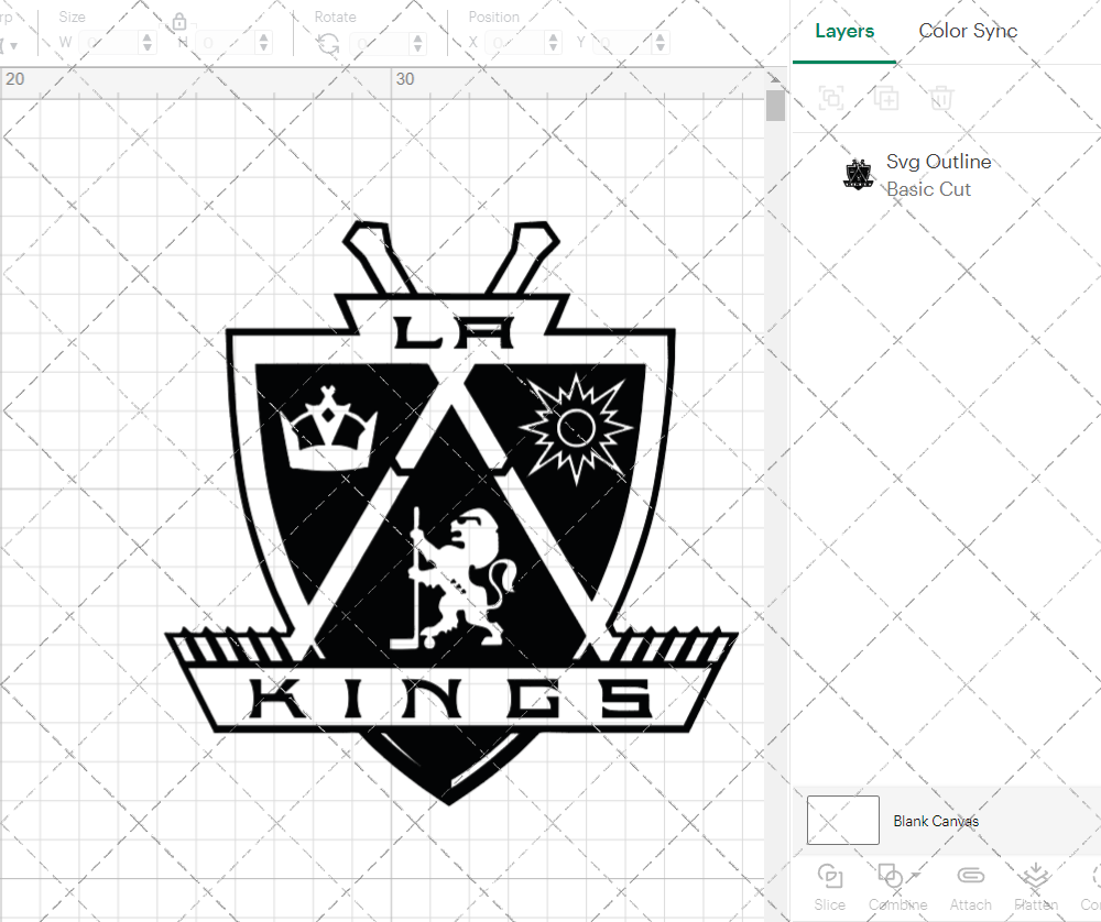 Los Angeles Kings 1998, Svg, Dxf, Eps, Png - SvgShopArt