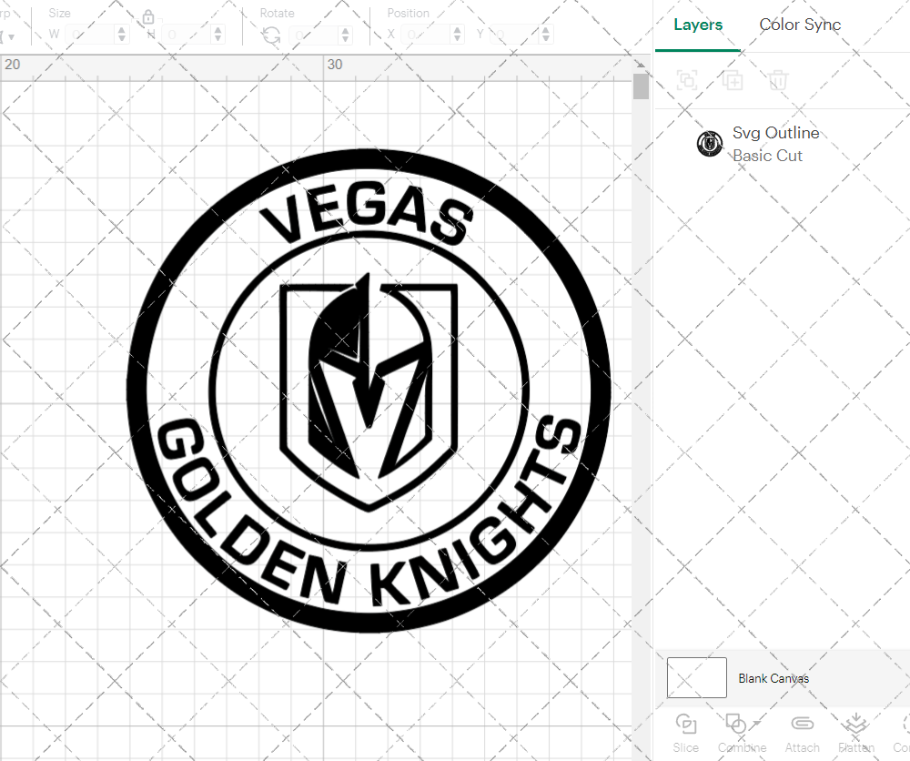 Vegas Golden Knights Circle 2017 003, Svg, Dxf, Eps, Png - SvgShopArt