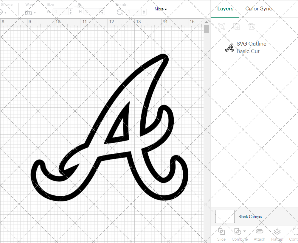 Atlanta Braves Alternate 1981 002, Svg, Dxf, Eps, Png - SvgShopArt