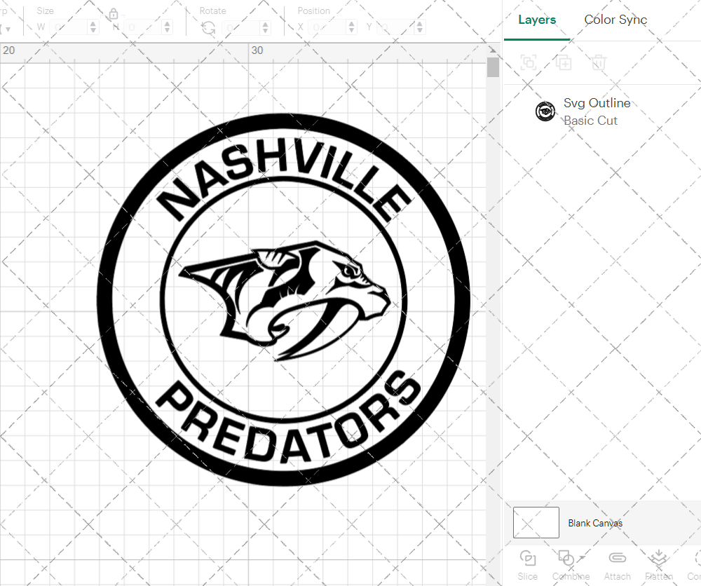 Nashville Predators Circle 2019 002, Svg, Dxf, Eps, Png - SvgShopArt