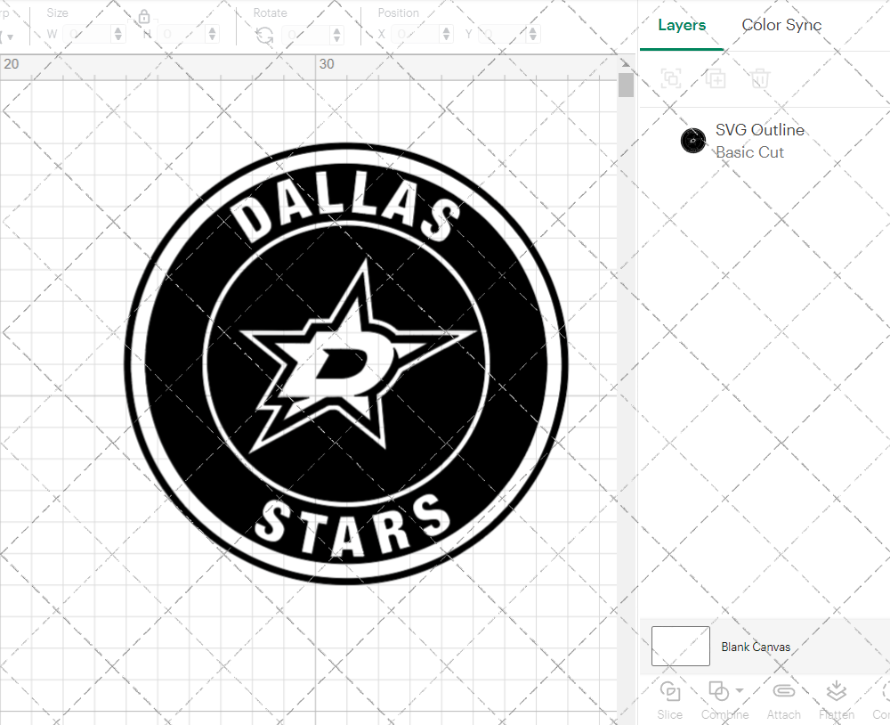 Dallas Stars Circle 2021, Svg, Dxf, Eps, Png - SvgShopArt