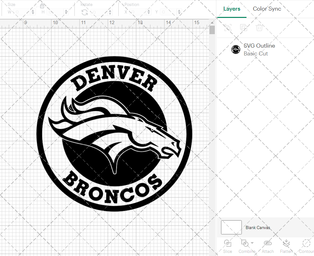 Denver Broncos Circle 1997 002, Svg, Dxf, Eps, Png - SvgShopArt