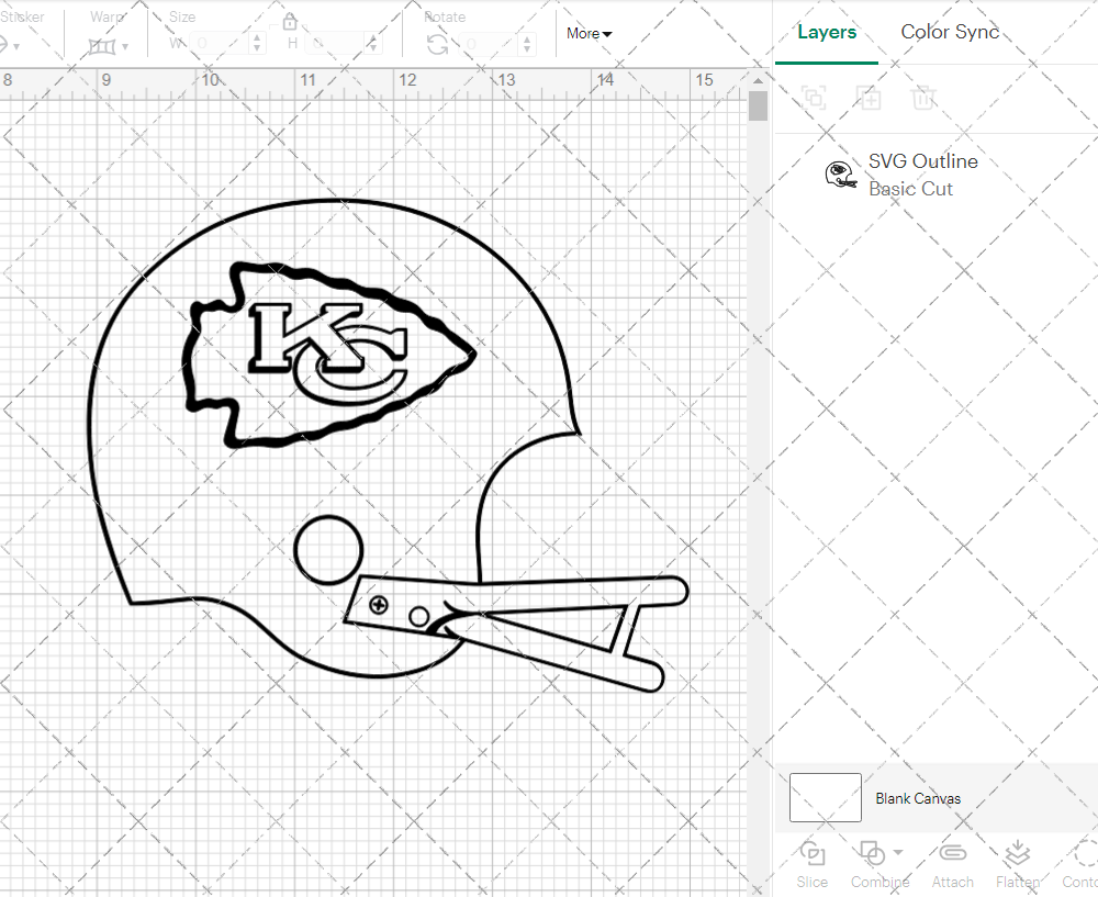 Kansas City Chiefs Helmet 1972 002, Svg, Dxf, Eps, Png - SvgShopArt