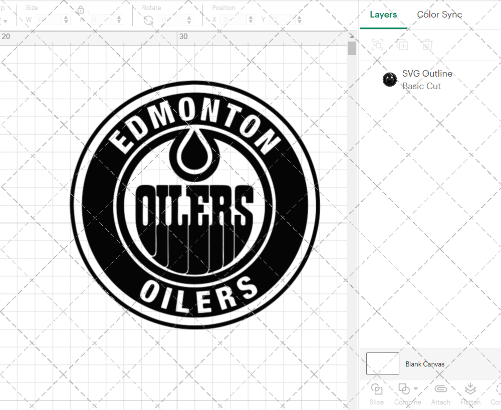 Edmonton Oilers Circle 2011, Svg, Dxf, Eps, Png - SvgShopArt