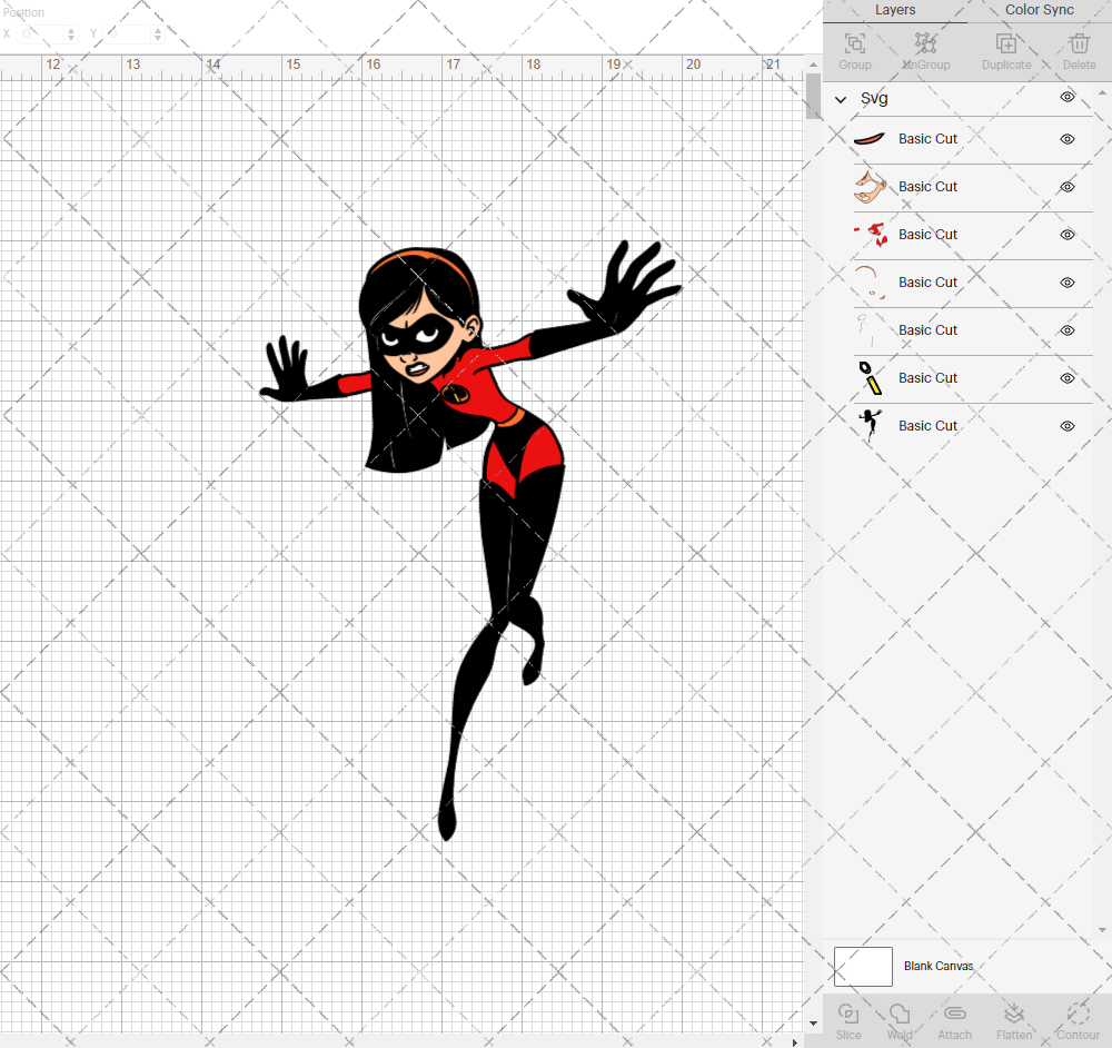 Violet - The Incredibles, Svg, Dxf, Eps, Png - SvgShopArt