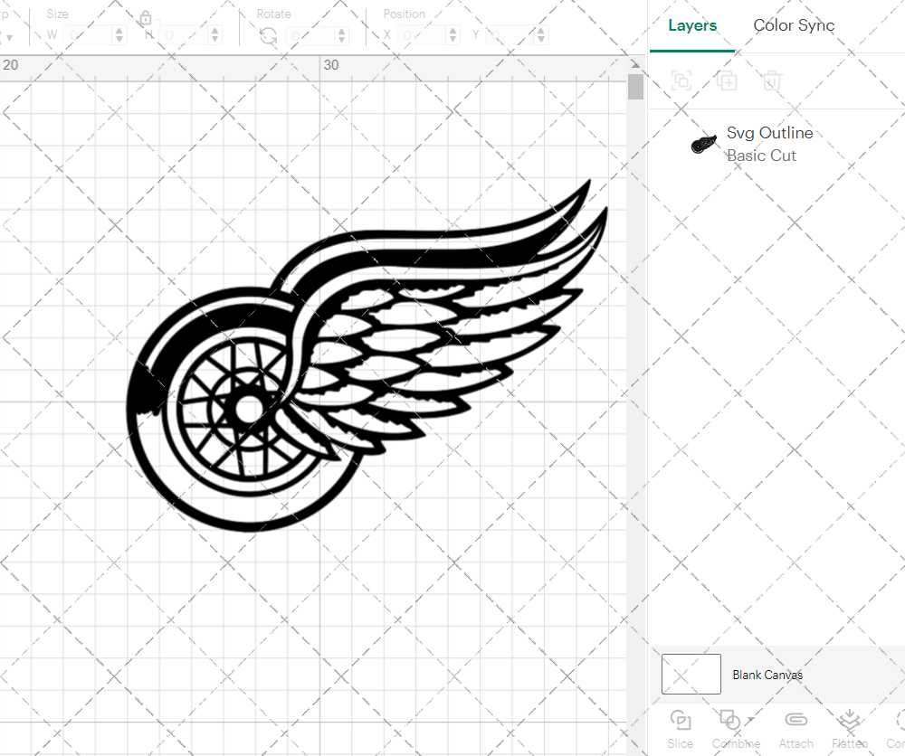 Detroit Red Wings Alternate 1948, Svg, Dxf, Eps, Png - SvgShopArt