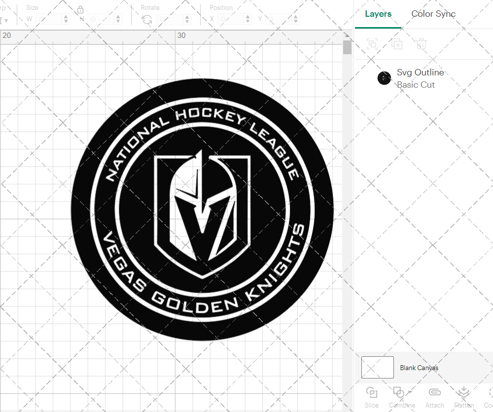 Vegas Golden Knights Circle 2017 004, Svg, Dxf, Eps, Png - SvgShopArt