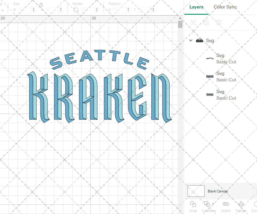 Seattle Kraken Wordmark 2021 002, Svg, Dxf, Eps, Png - SvgShopArt