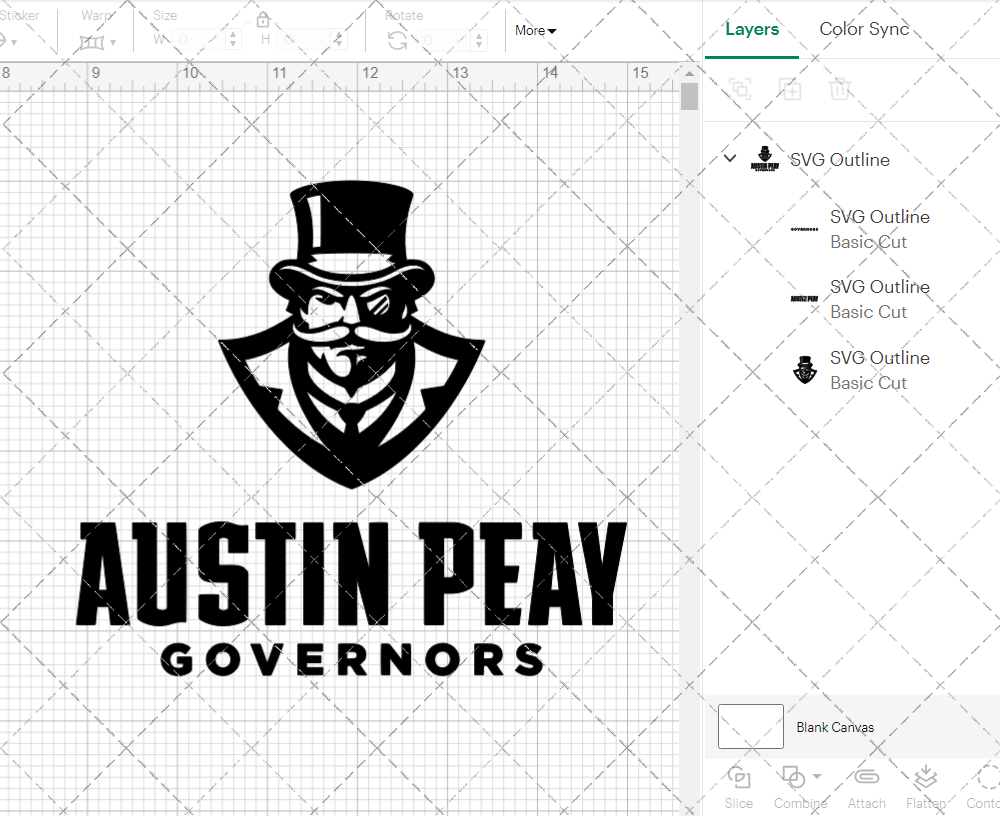 Austin Peay Governors Alternate 2014 006, Svg, Dxf, Eps, Png- SvgShopArt