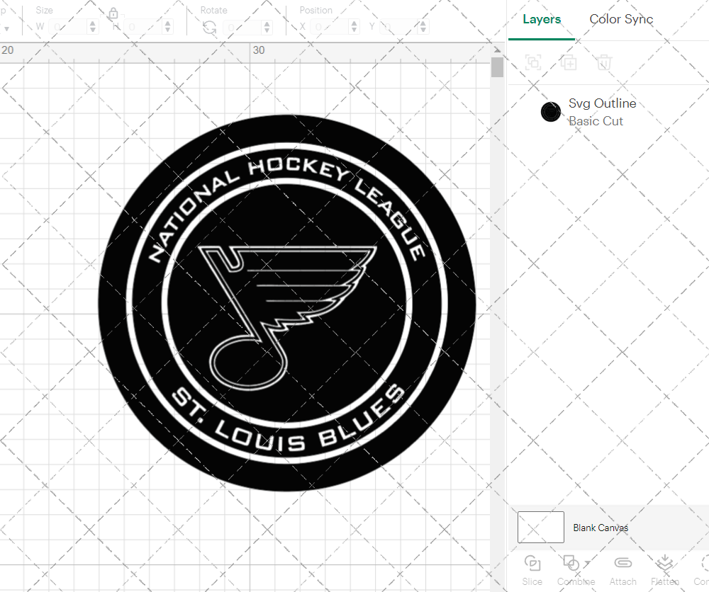 St. Louis Blues Circle 2008 003, Svg, Dxf, Eps, Png - SvgShopArt