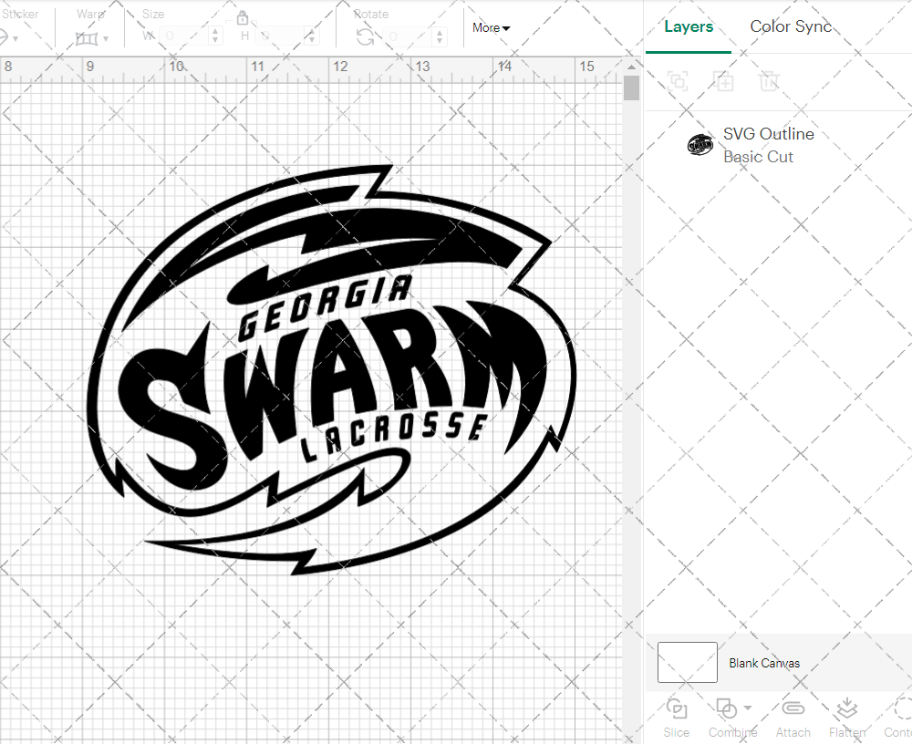 Georgia Swarm Alternate 2019, Svg, Dxf, Eps, Png - SvgShopArt