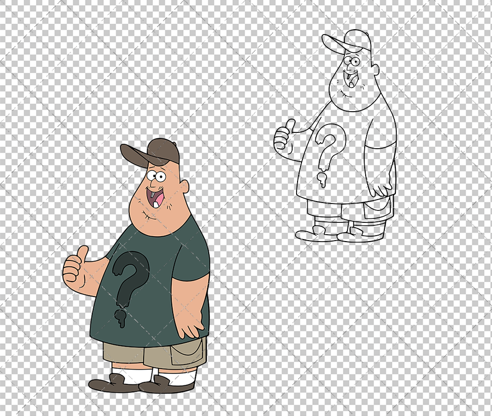 Soos Ramirez - Gravity Falls, Svg, Dxf, Eps, Png - SvgShopArt