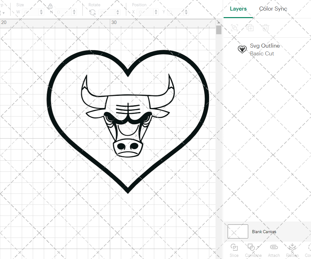 Chicago Bulls Concept 1972, Svg, Dxf, Eps, Png - SvgShopArt