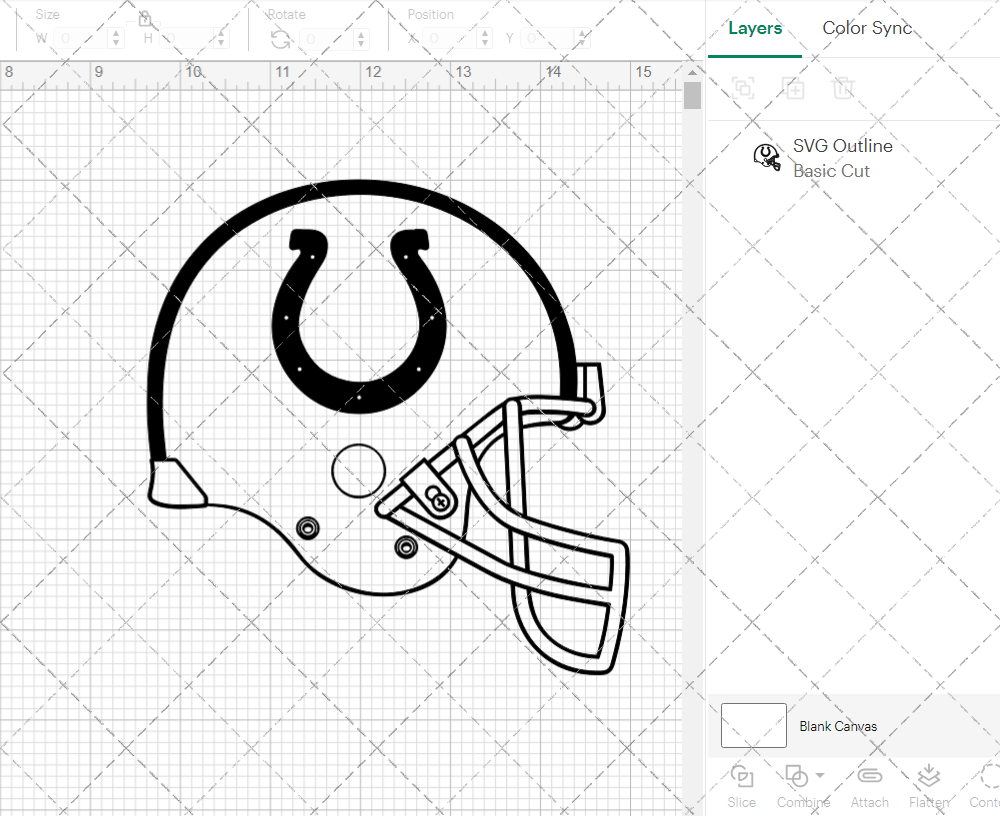 Indianapolis Colts Helmet 2008, Svg, Dxf, Eps, Png - SvgShopArt