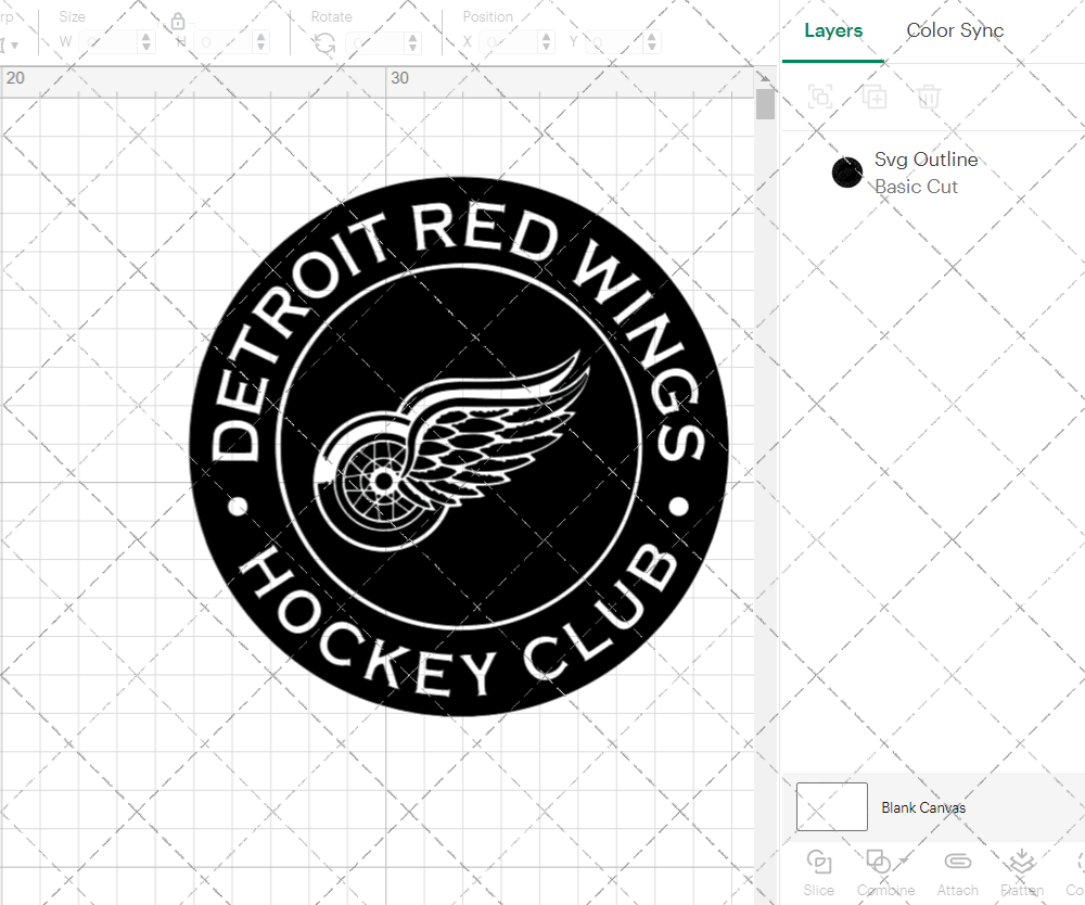 Detroit Red Wings Circle 1948 004, Svg, Dxf, Eps, Png - SvgShopArt