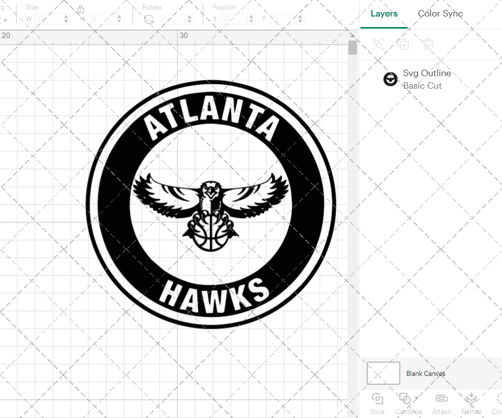 Atlanta Hawks Circle 2007, Svg, Dxf, Eps, Png - SvgShopArt