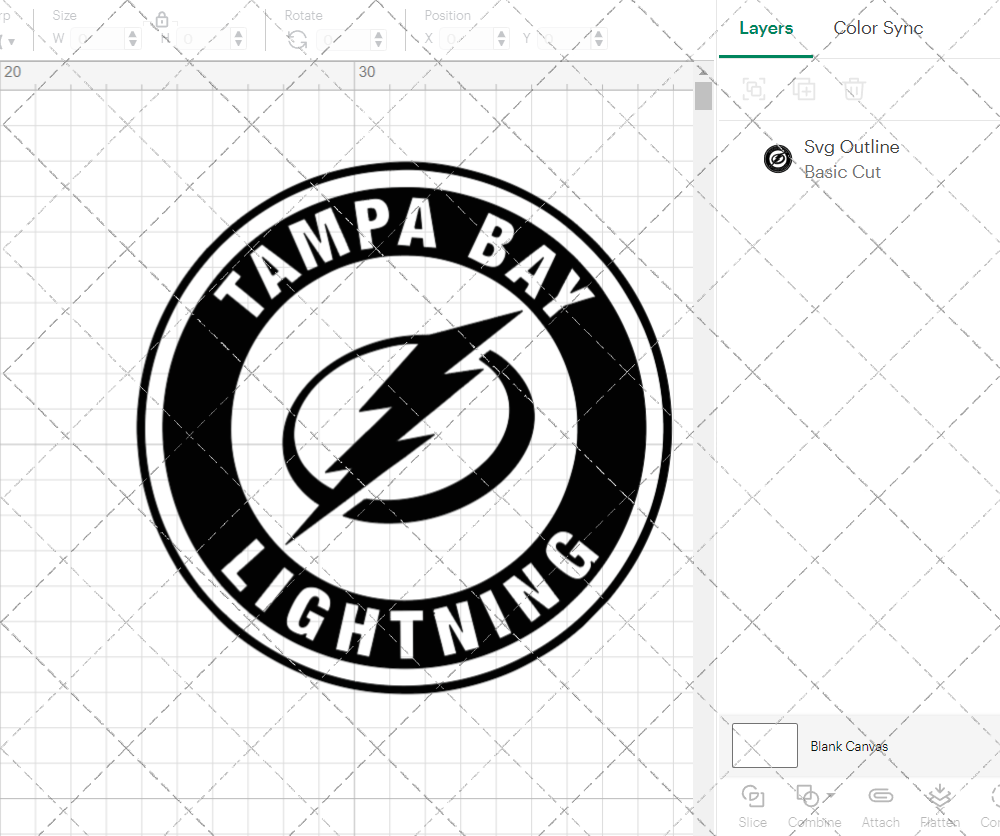 Tampa Bay Lightning Circle 2011 002, Svg, Dxf, Eps, Png - SvgShopArt