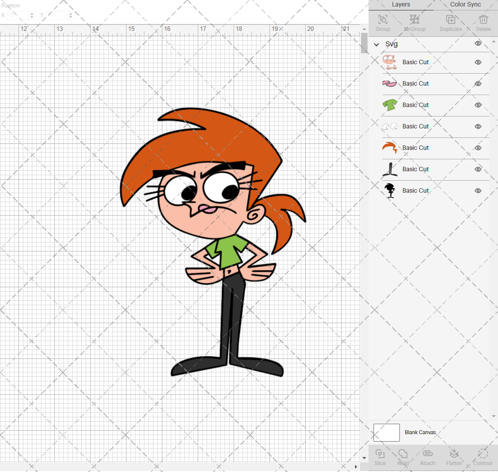 Vicky - The Fairly Odd Parents, Svg, Dxf, Eps, Png - SvgShopArt