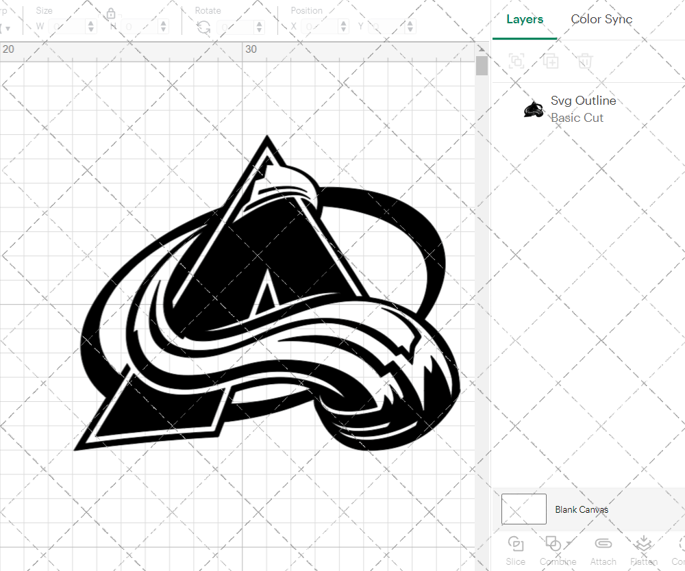 Colorado Avalanche Concept 1999 004, Svg, Dxf, Eps, Png - SvgShopArt