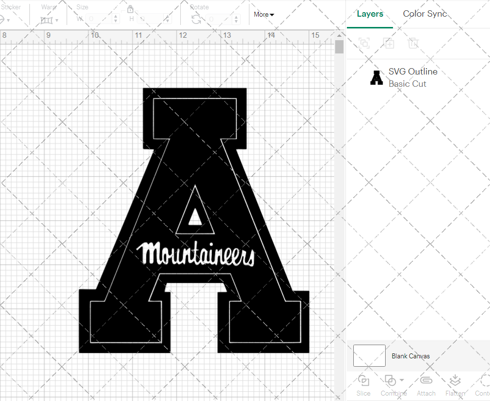 Appalachian State Mountaineers Alternate 2012, Svg, Dxf, Eps, Png - SvgShopArt