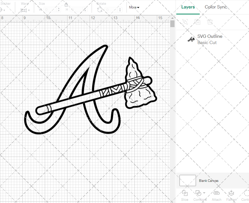 Atlanta Braves Alternate 2007, Svg, Dxf, Eps, Png - SvgShopArt