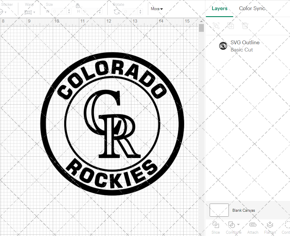 Colorado Rockies Circle 2003, Svg, Dxf, Eps, Png - SvgShopArt