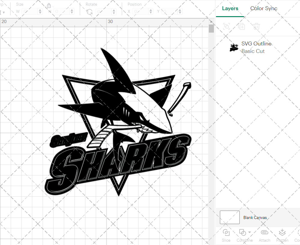 San Jose Sharks Alternate 2007 002, Svg, Dxf, Eps, Png - SvgShopArt