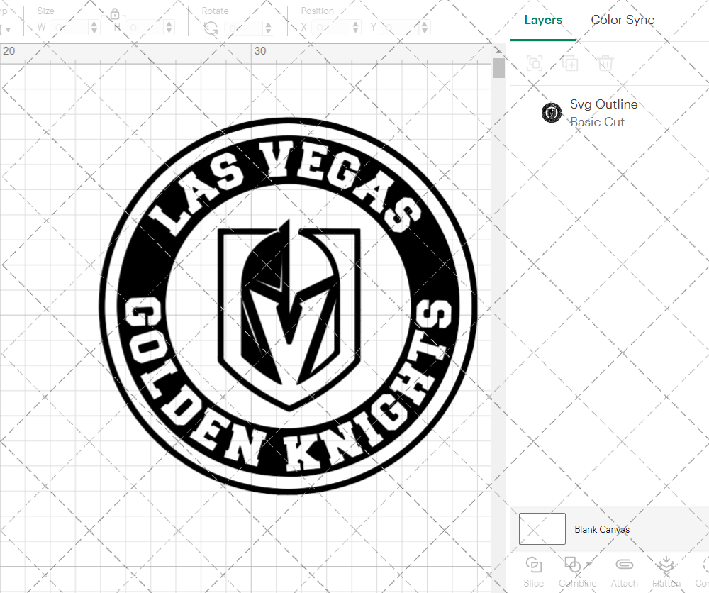 Vegas Golden Knights Circle 2017, Svg, Dxf, Eps, Png - SvgShopArt